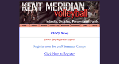 Desktop Screenshot of kentmeridianvolleyball.com